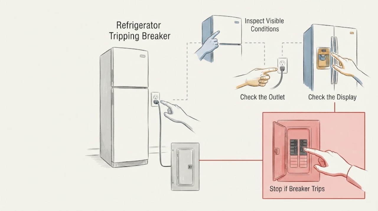Refrigerator Tripping Breaker