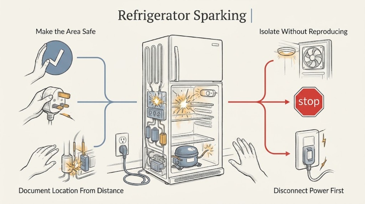 Refrigerator Sparking