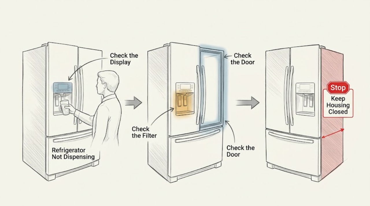 Refrigerator Not Dispensing
