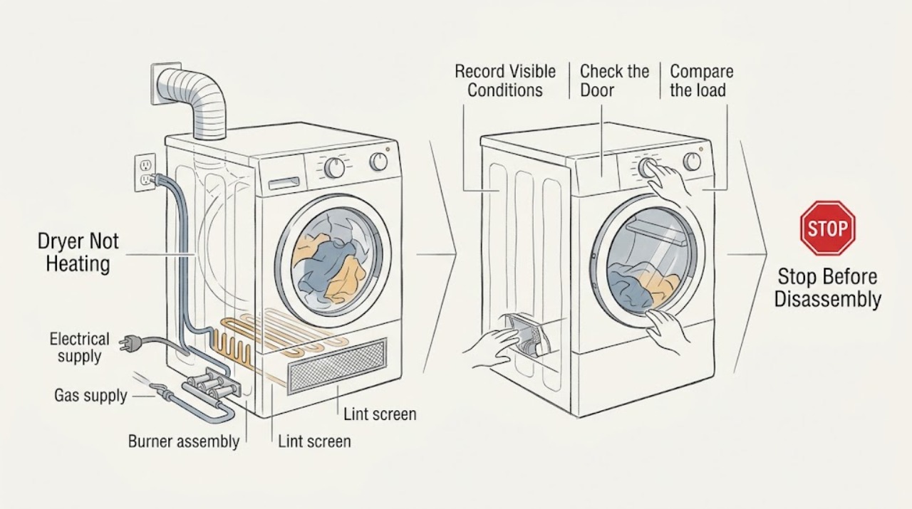 Dryer Not Heating