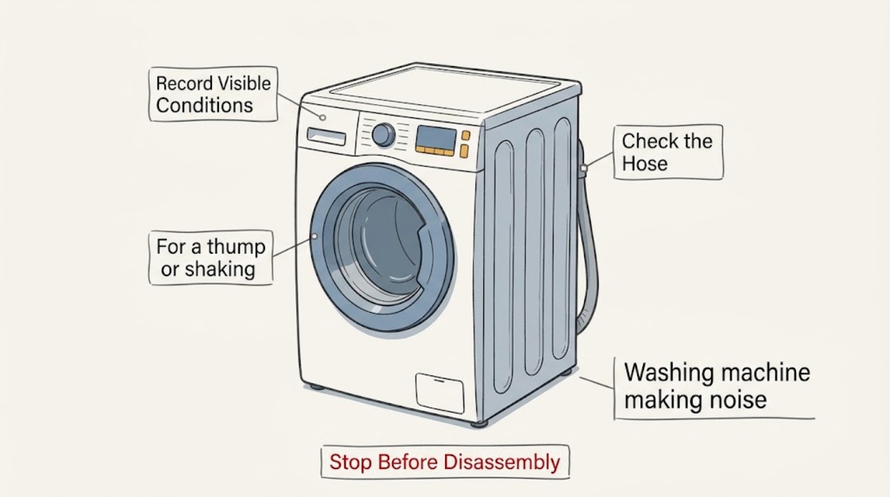 Washing machine making noise