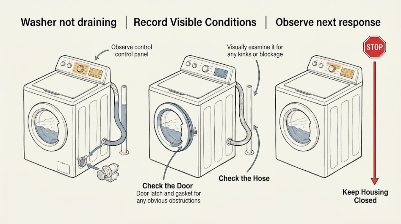 Washer not draining