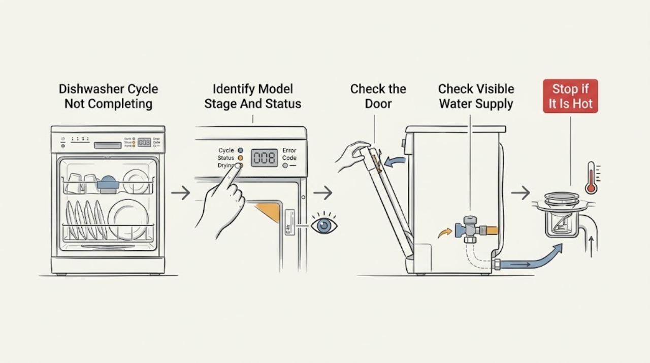 Dishwasher Cycle Not Completing