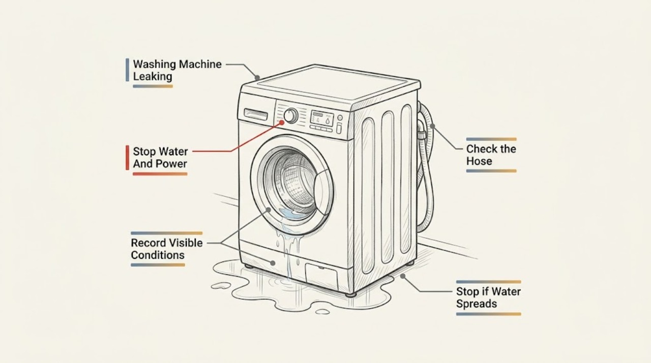 Washing Machine Leaking