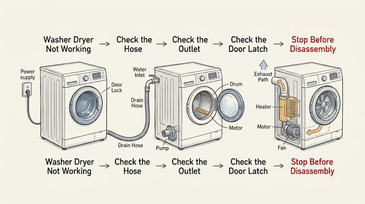 Washer Dryer Not Working