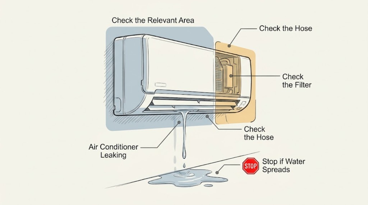 Air Conditioner Leaking