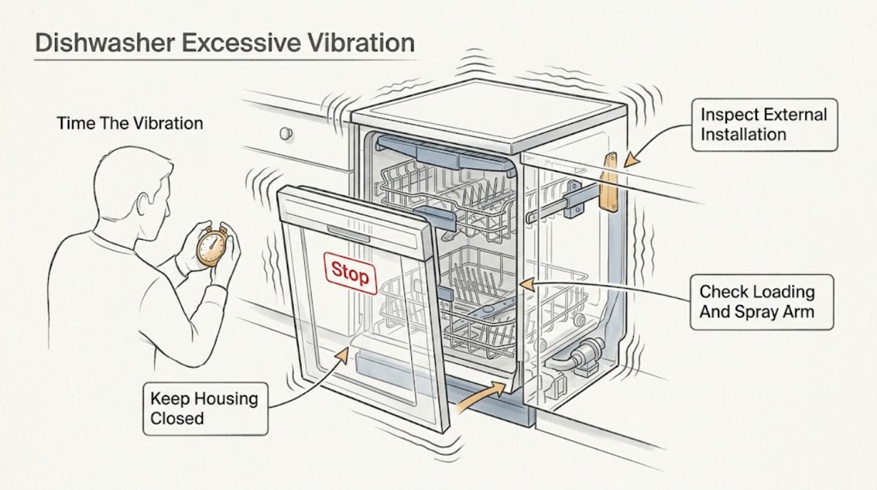 Dishwasher Excessive Vibration
