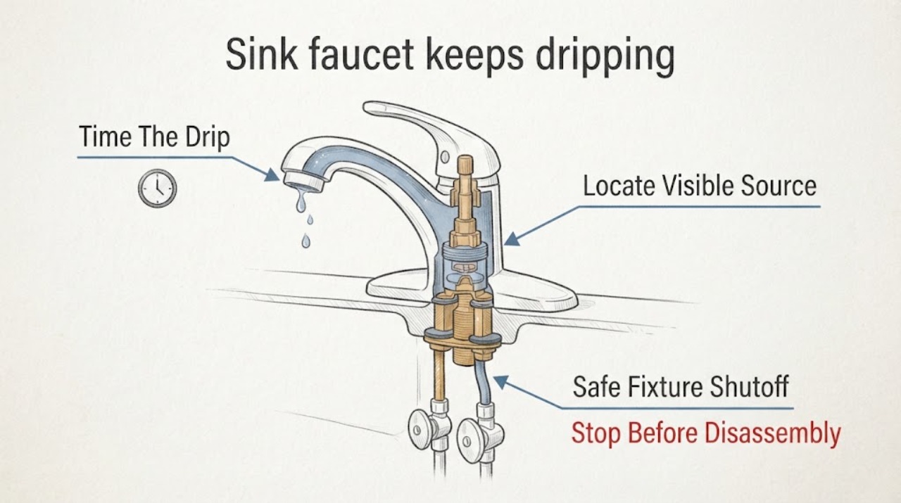 Sink faucet keeps dripping