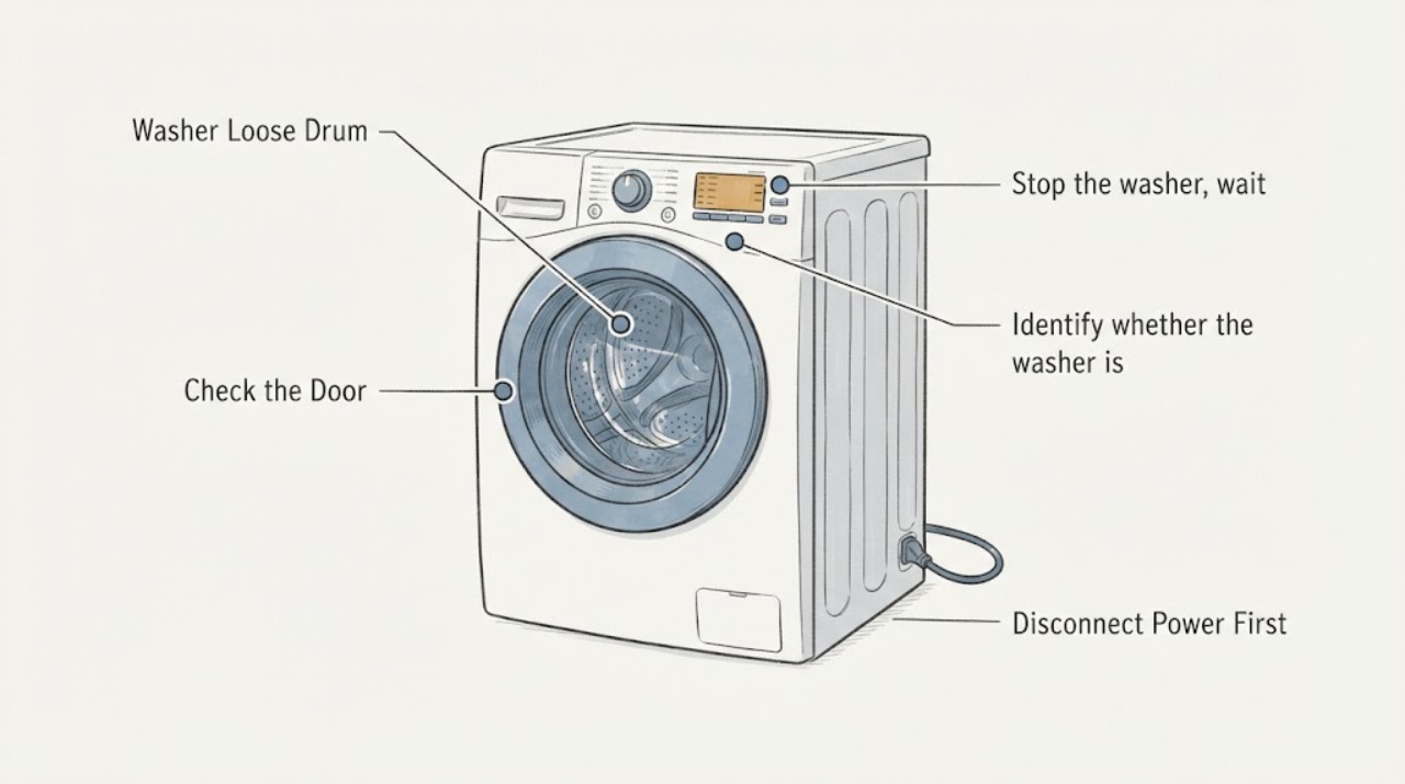 Washer Loose Drum