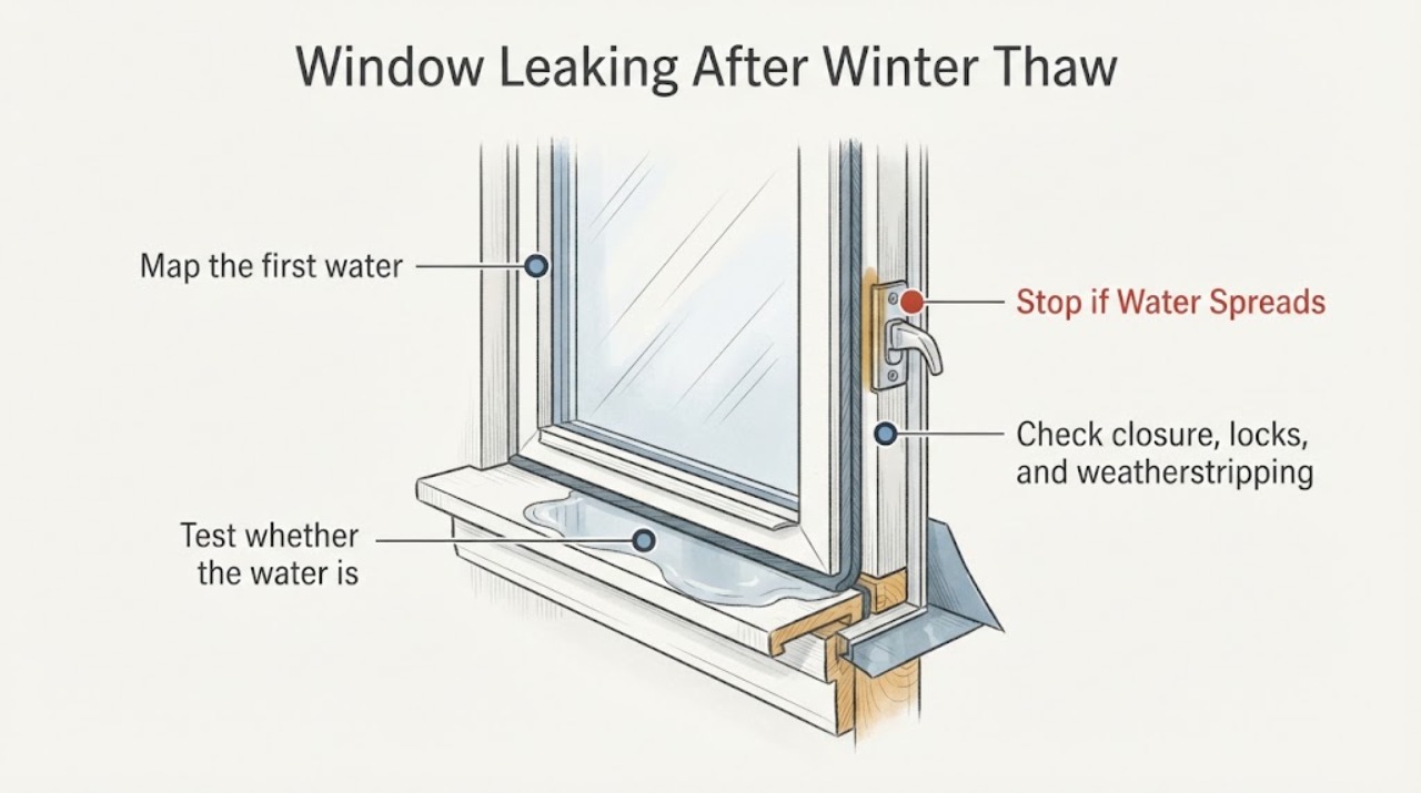 Window Leaking After Winter Thaw