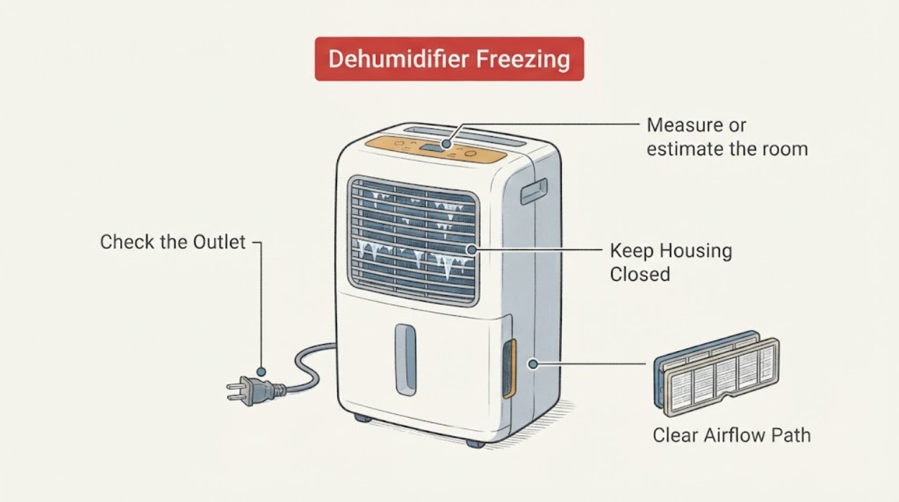 Dehumidifier Freezing