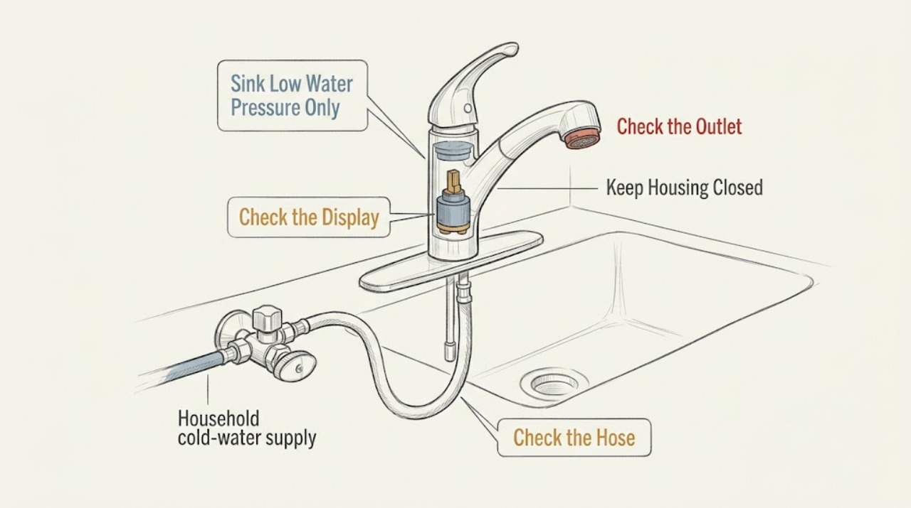Sink Low Water Pressure Only