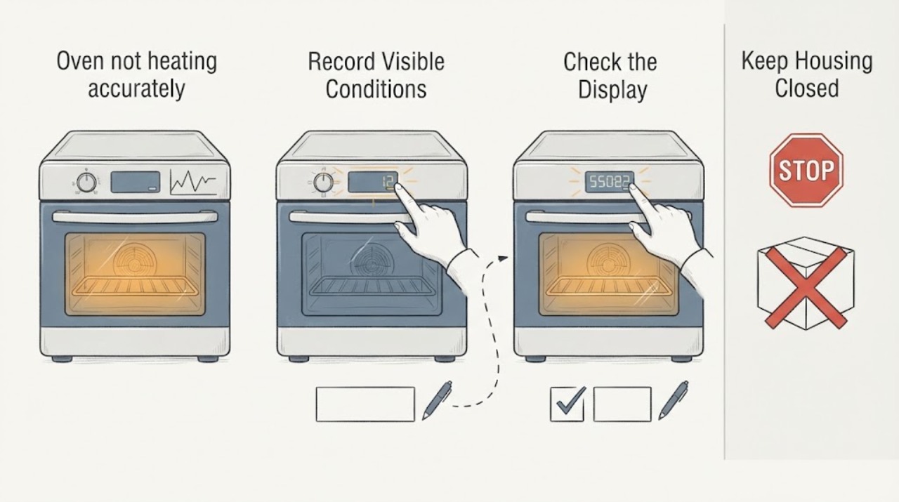 Oven not heating accurately