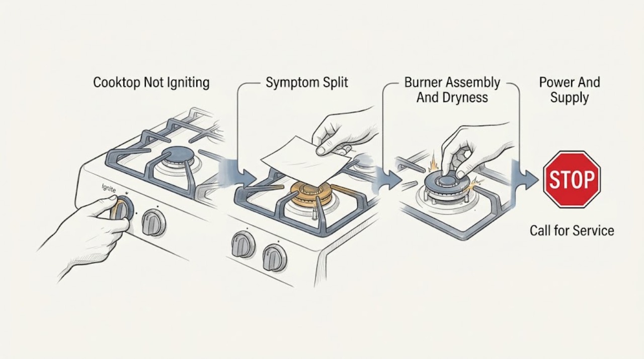 Cooktop Not Igniting