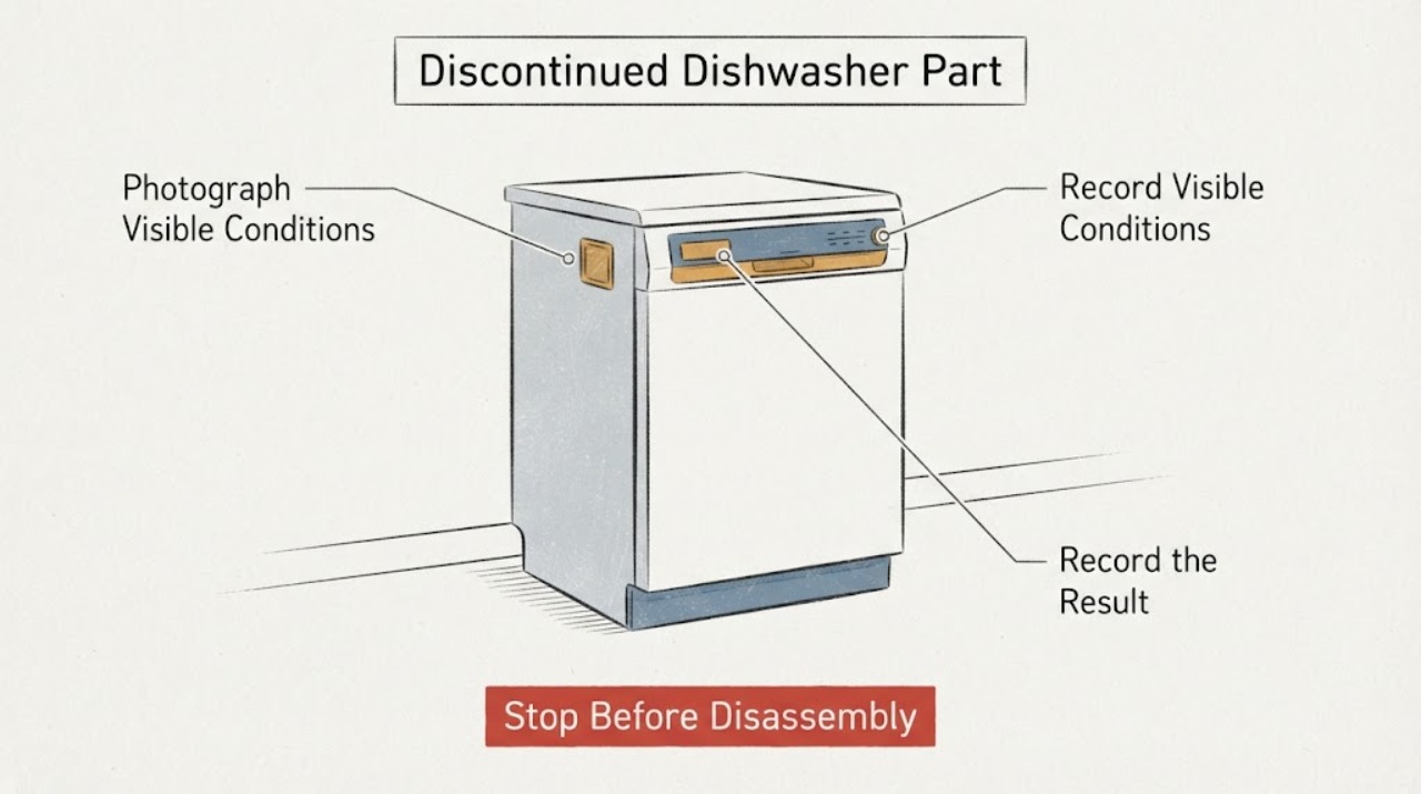 Discontinued Dishwasher Part