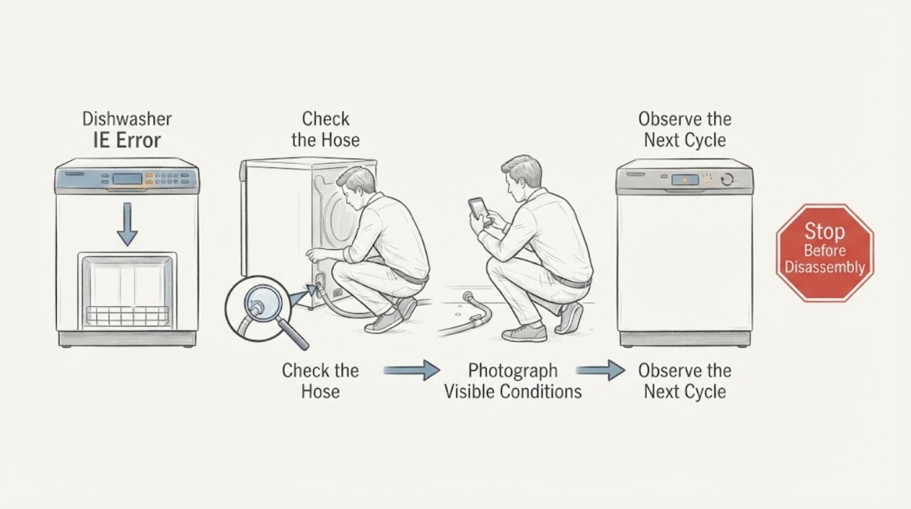 Dishwasher IE Error