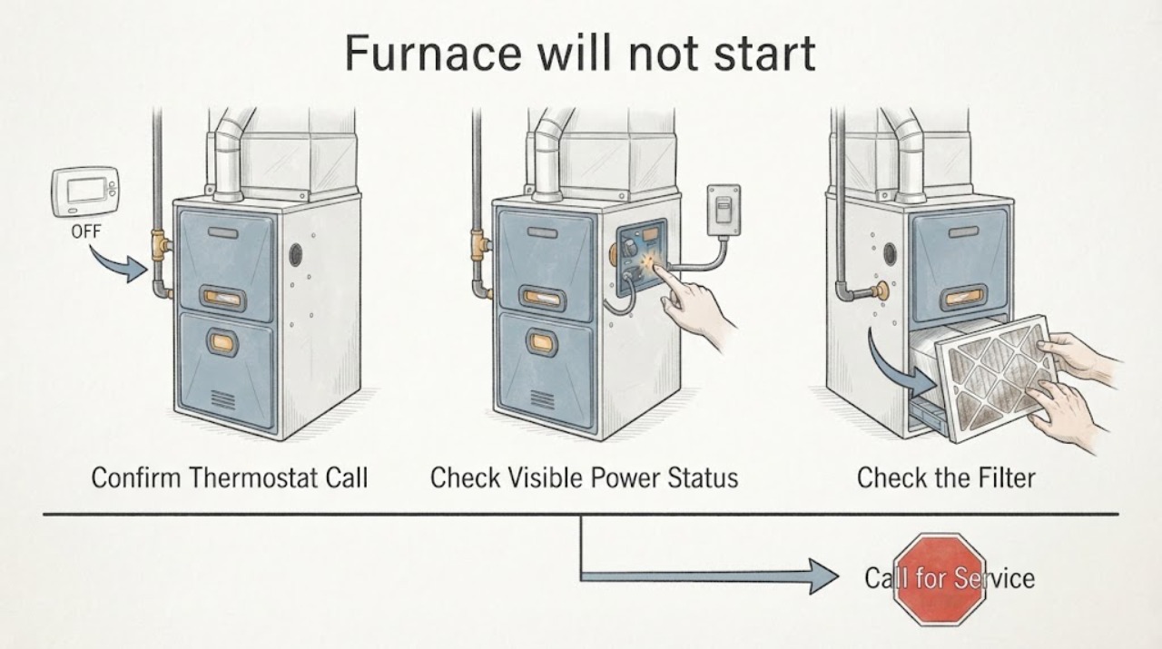Furnace will not start