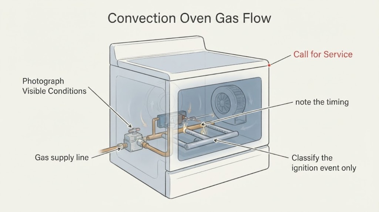 Convection Oven Gas Flow