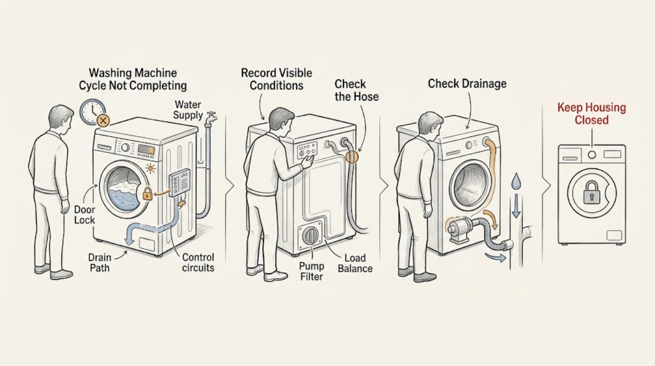 Washing Machine Cycle Not Completing