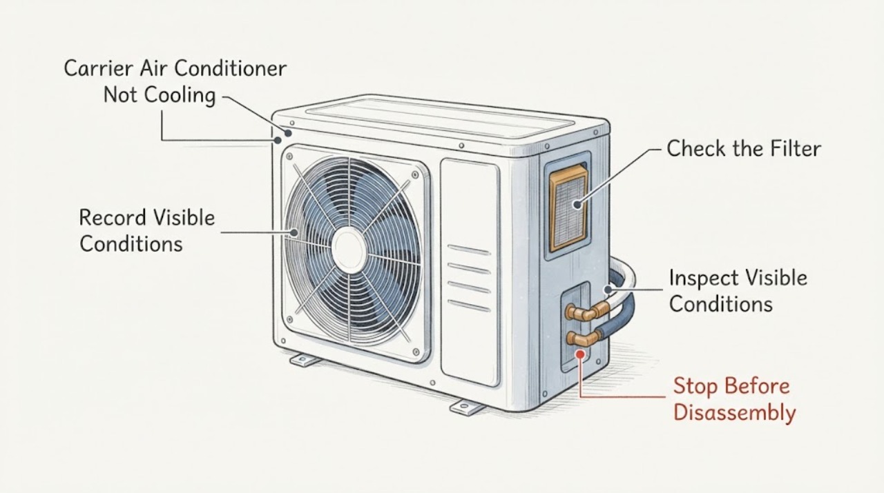 Carrier Air Conditioner Not Cooling