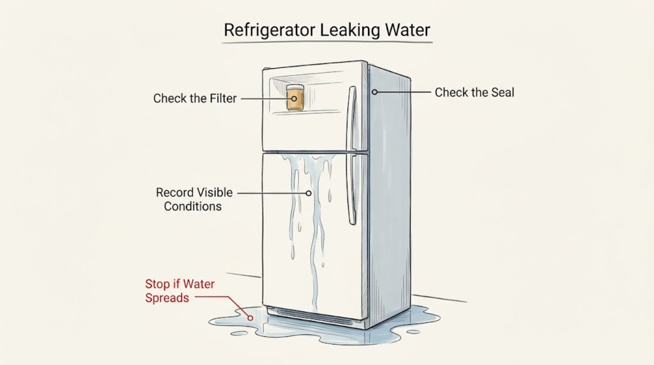 Refrigerator Leaking Water