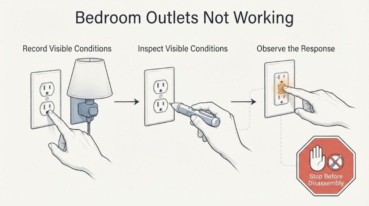 Bedroom Outlets Not Working