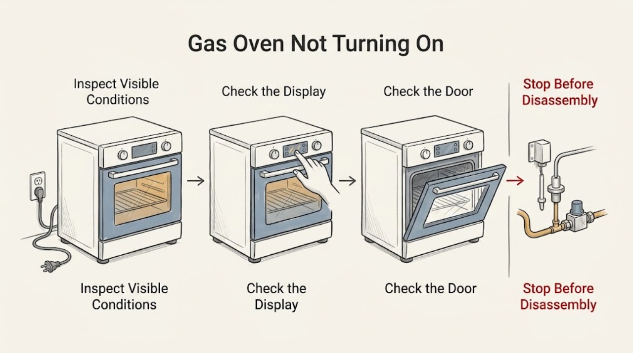 Gas Oven Not Turning On