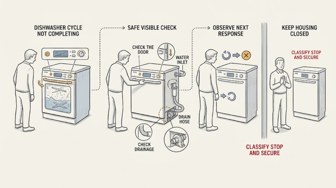 Dishwasher Cycle Not Completing