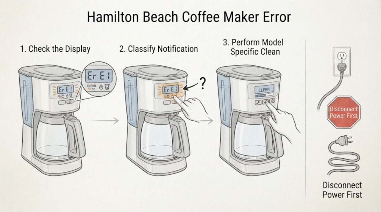 Hamilton Beach Coffee Maker Error