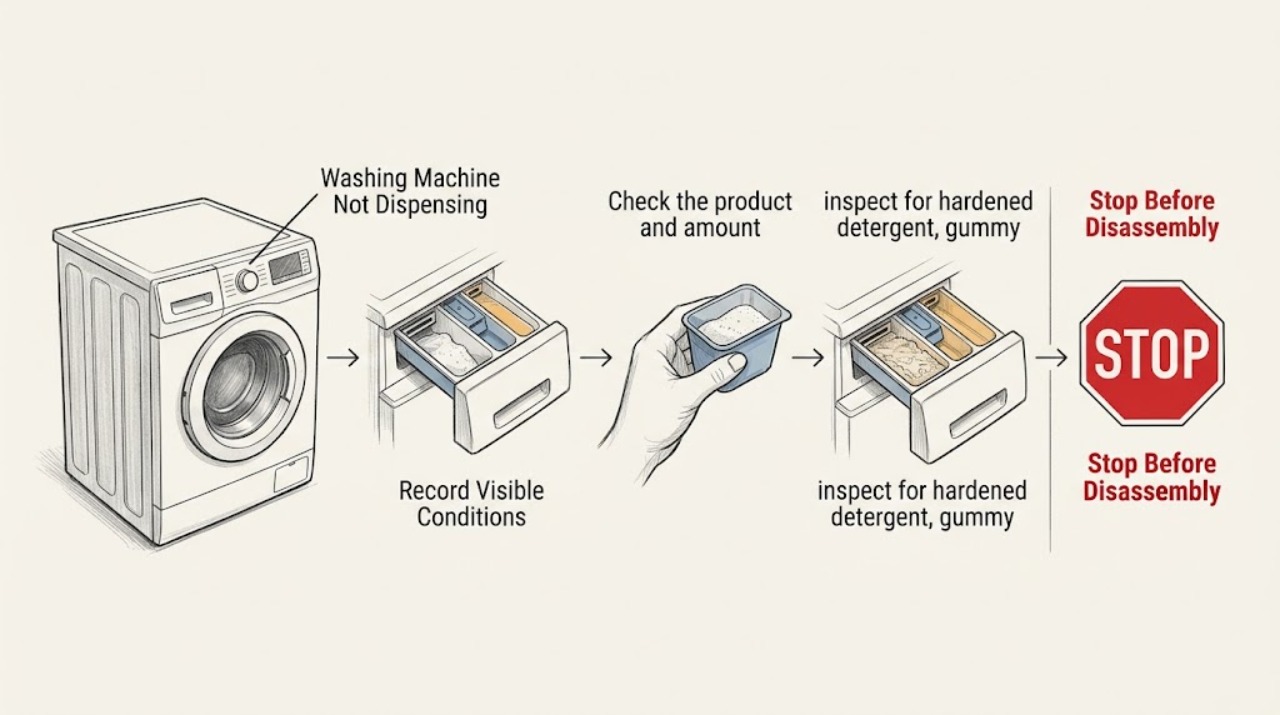 Washing Machine Not Dispensing