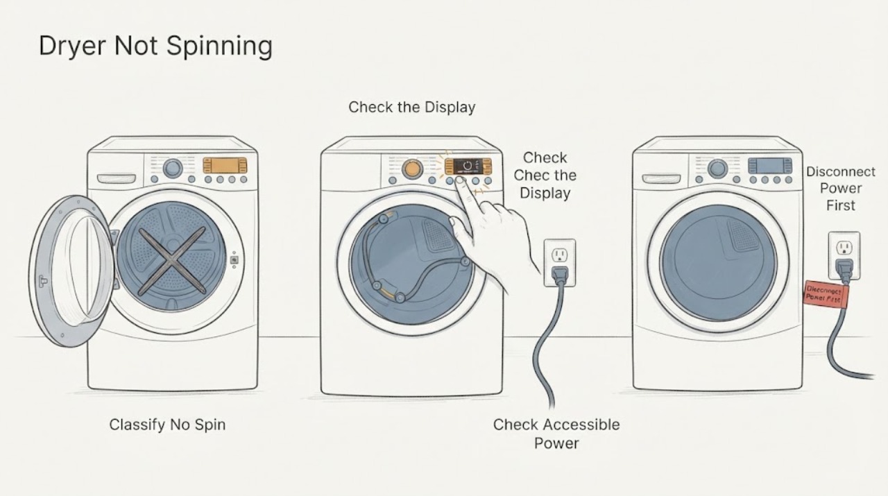 Dryer Not Spinning