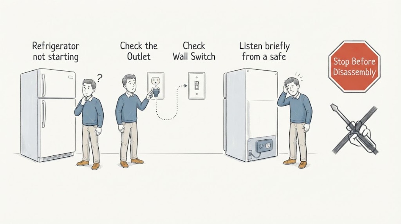 Refrigerator not starting