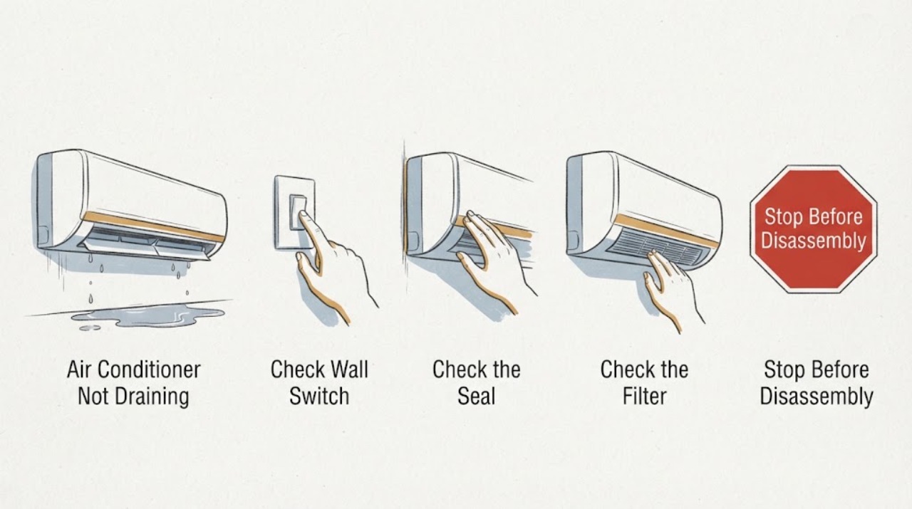 Air Conditioner Not Draining