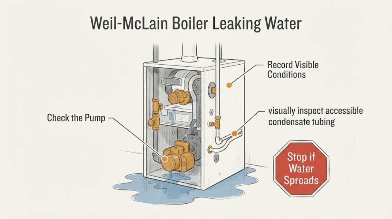 Weil-McLain Boiler Leaking Water