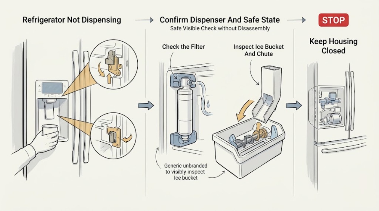 Refrigerator Not Dispensing