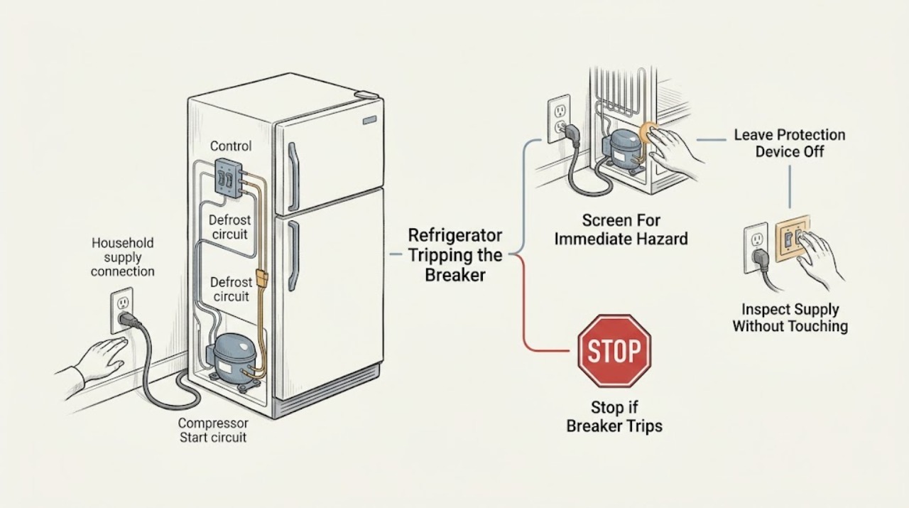 Refrigerator Tripping the Breaker