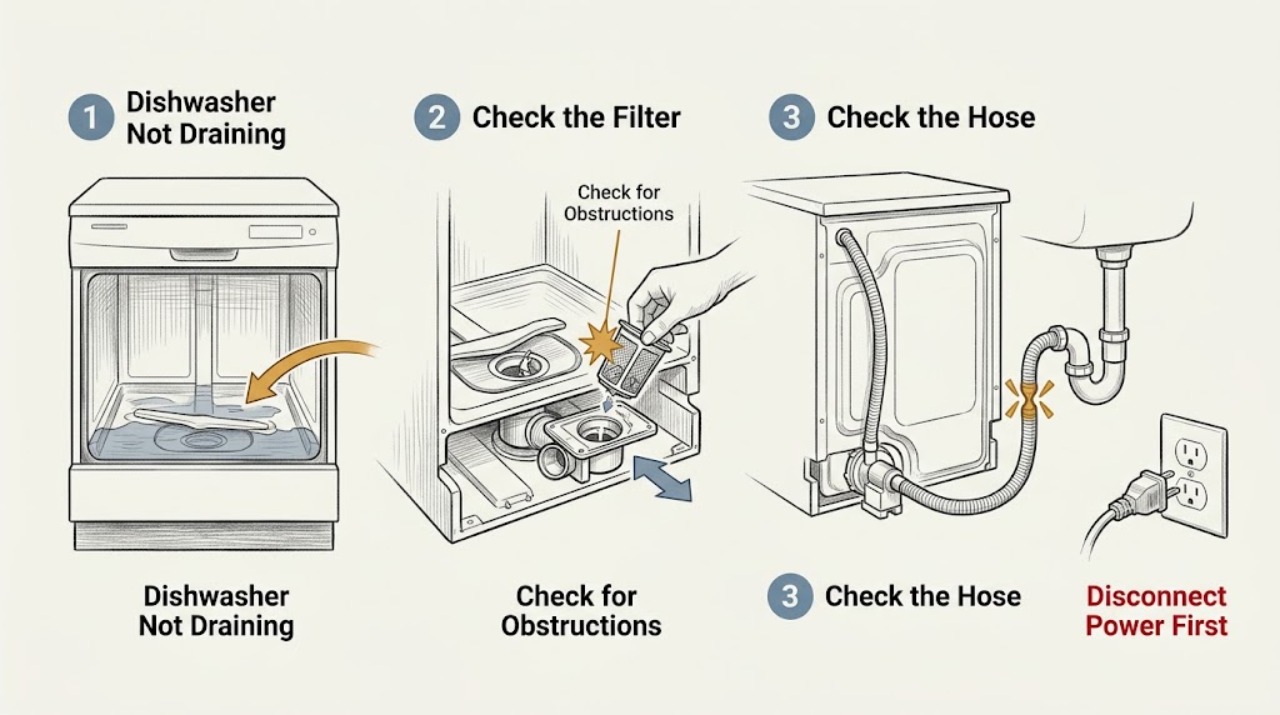 Dishwasher Not Draining