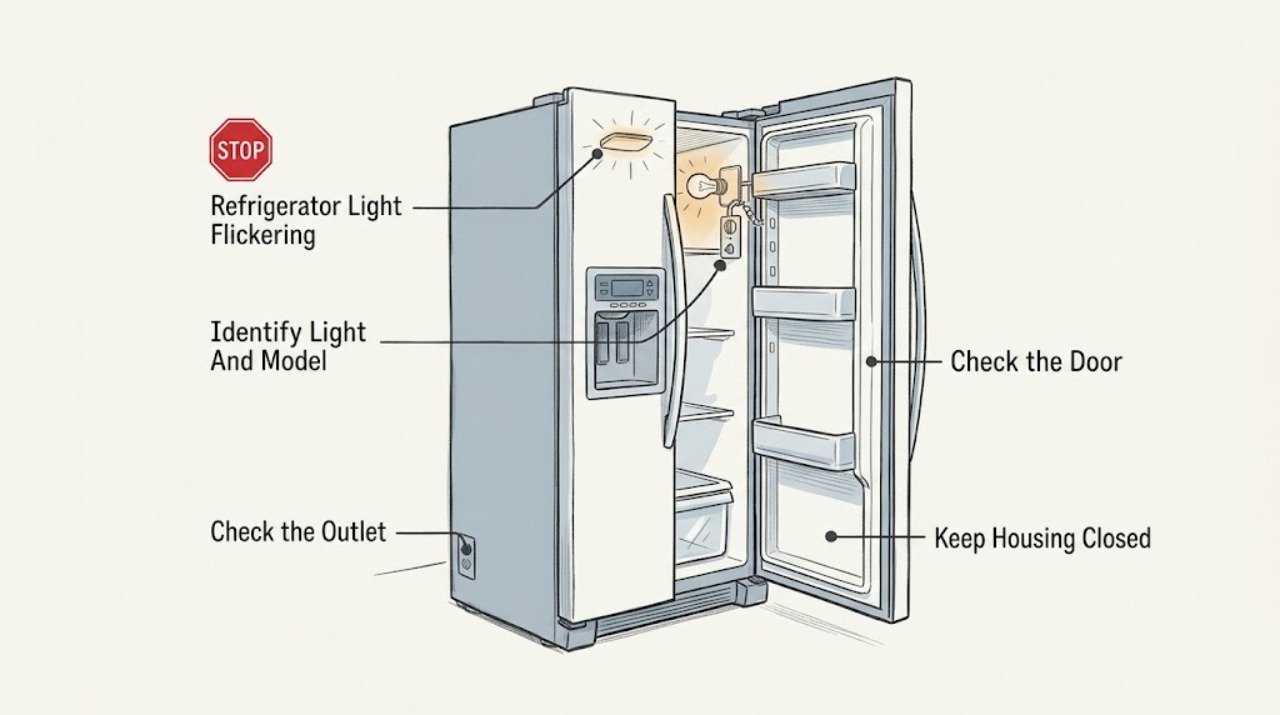 Refrigerator Light Flickering