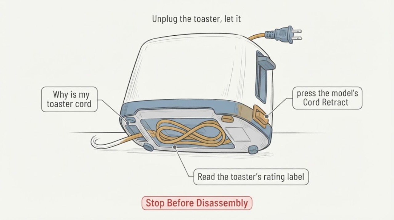 Why is my toaster cord