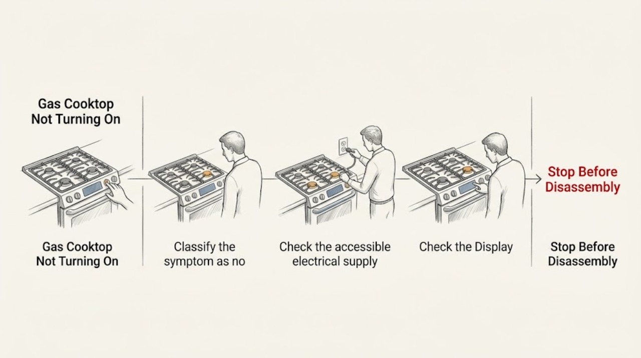Gas Cooktop Not Turning On