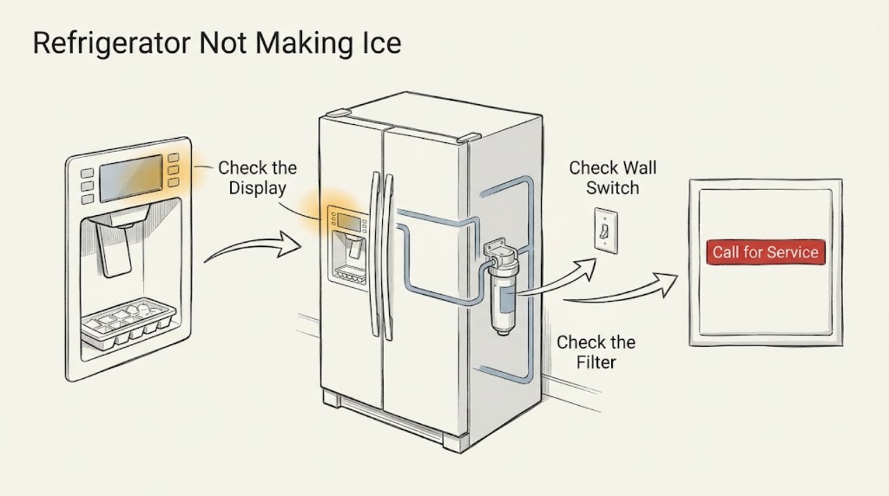Refrigerator Not Making Ice