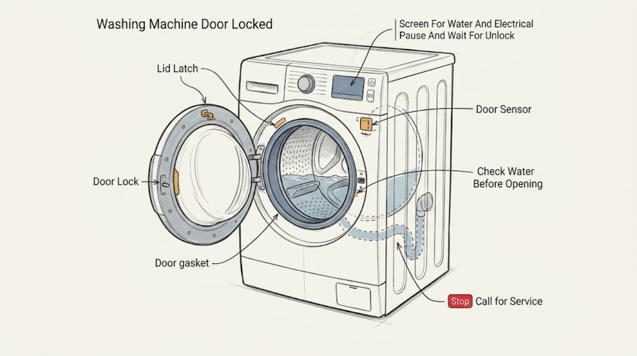 Washing Machine Door Locked