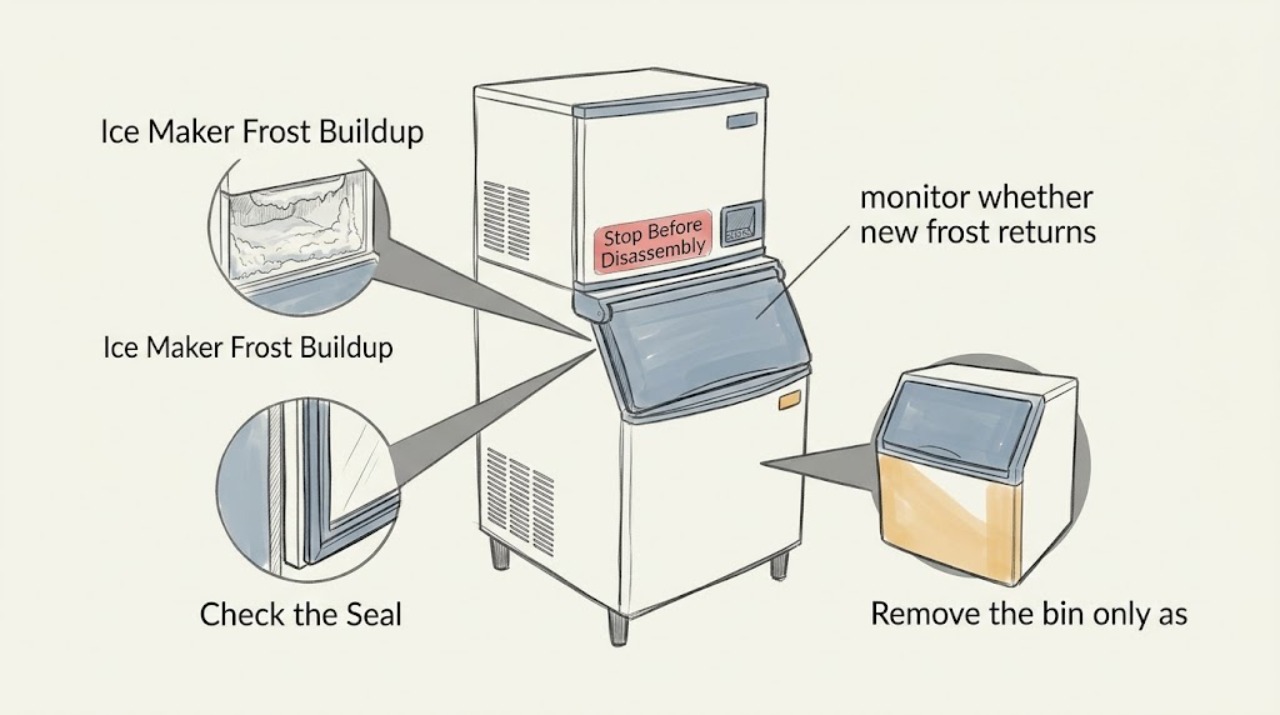 Ice Maker Frost Buildup