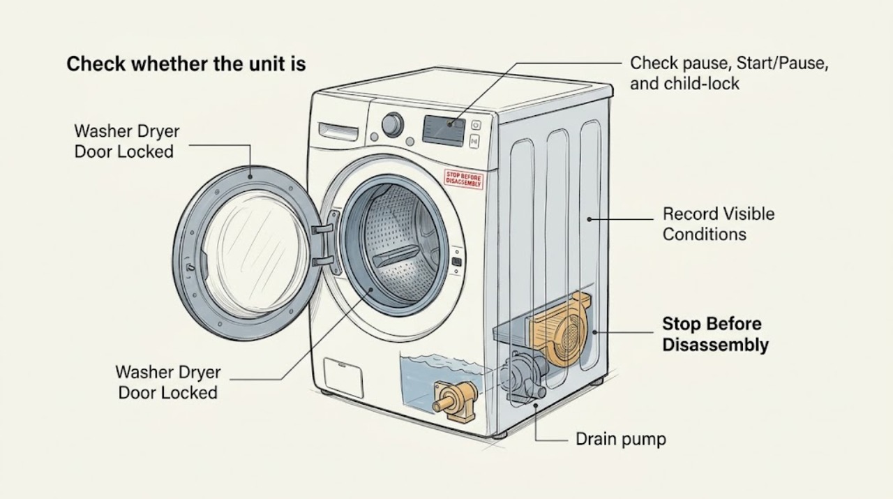 Washer Dryer Door Locked