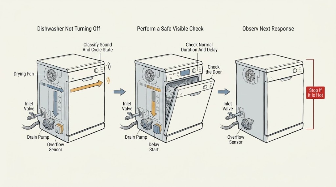 Dishwasher Not Turning Off