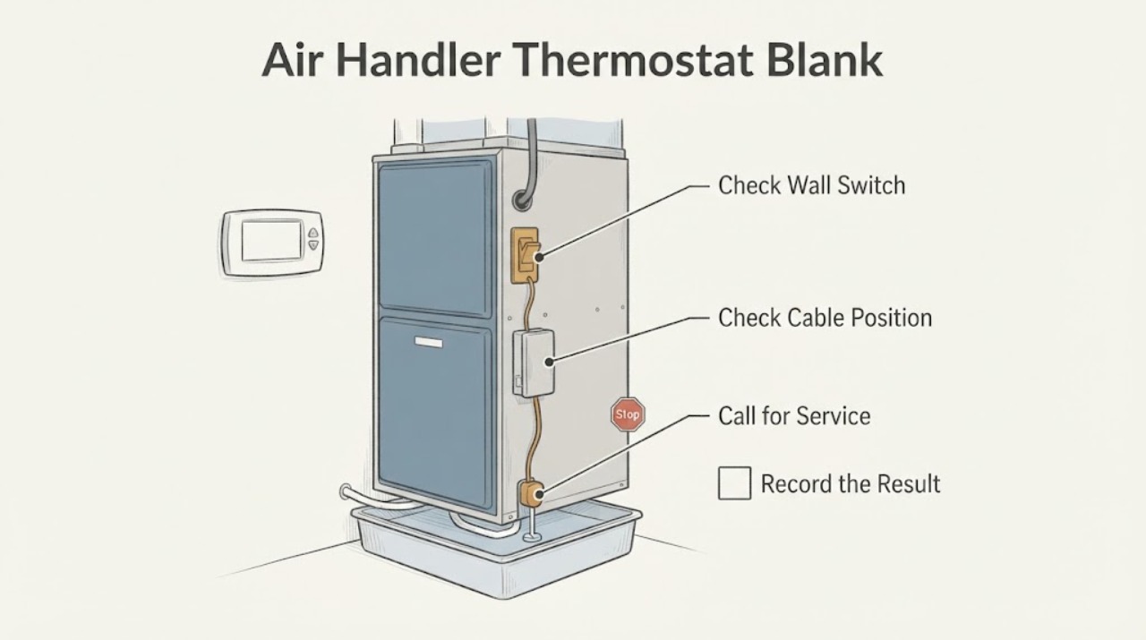 Air Handler Thermostat Blank