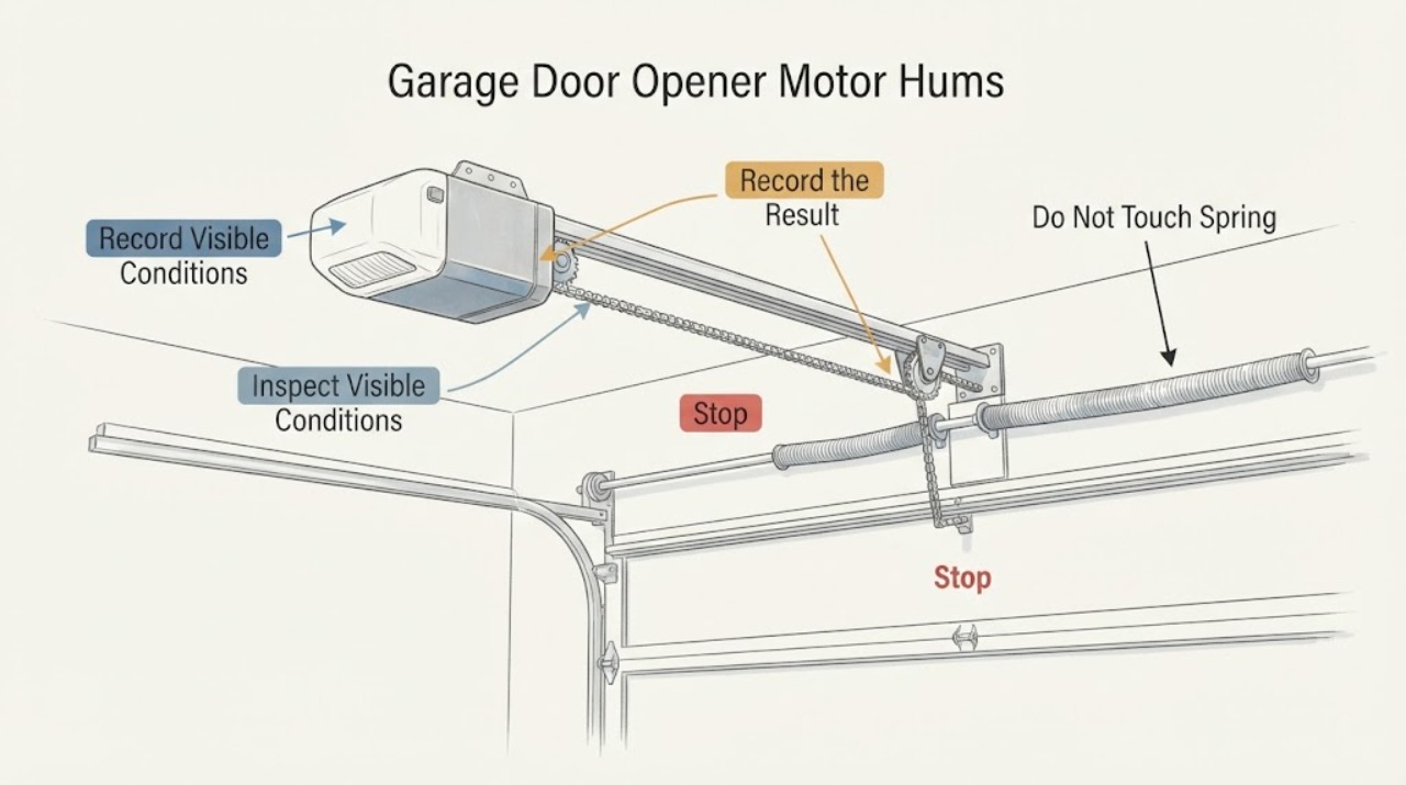 Garage Door Opener Motor Hums