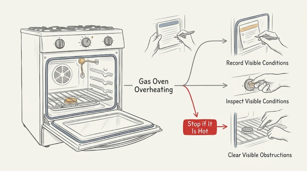 Gas Oven Overheating