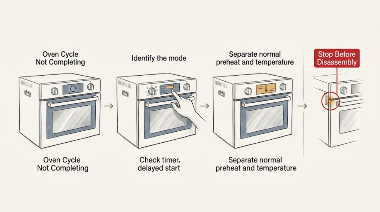 Oven Cycle Not Completing