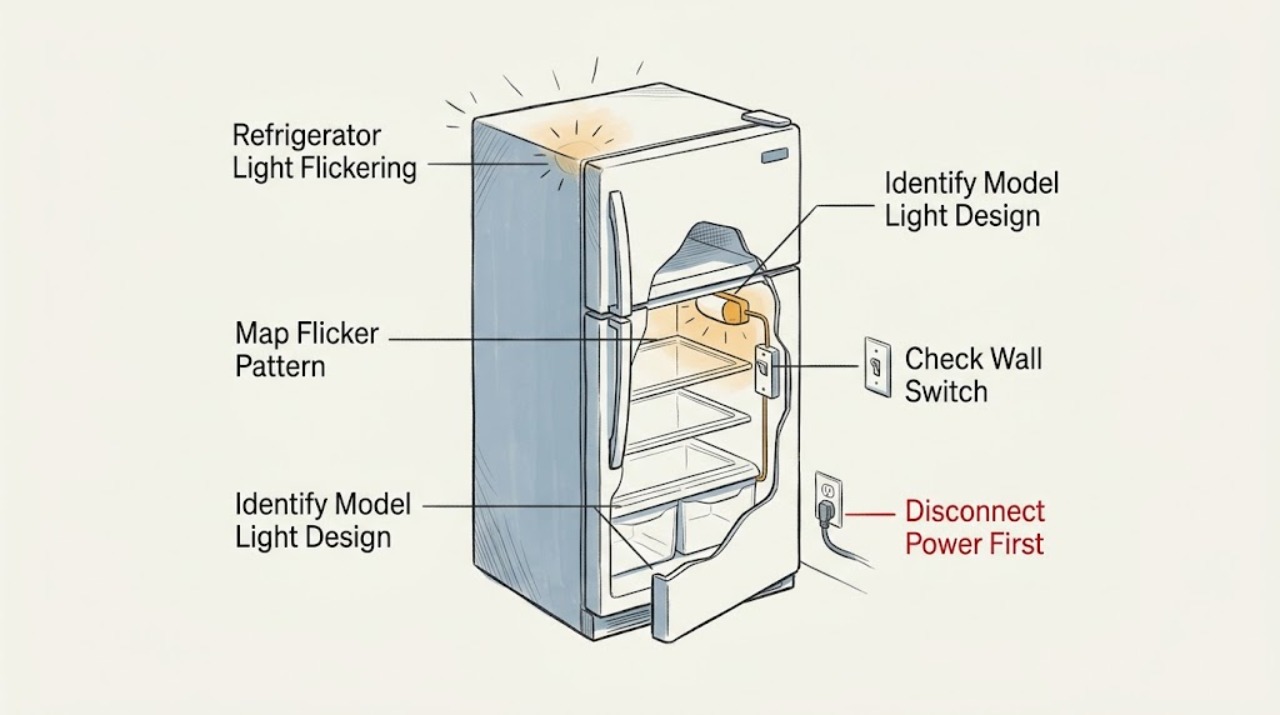 Refrigerator Light Flickering